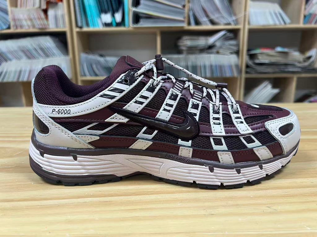Nike P-6000 Sneakers Plum in Black White IM5237-600 - product image from the listing.