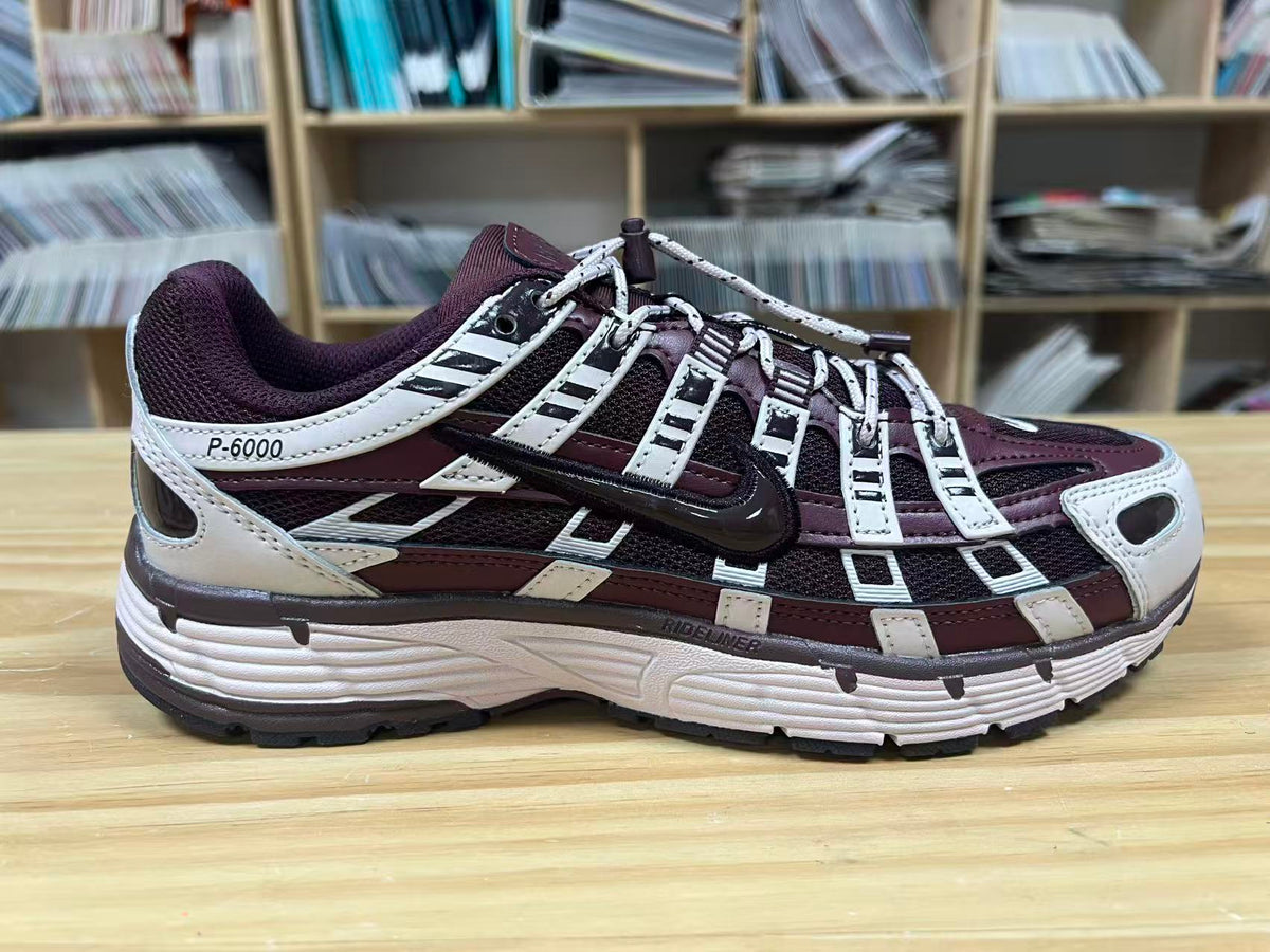 Nike P-6000 Sneakers Plum in Black White IM5237-600 - product image from the listing.