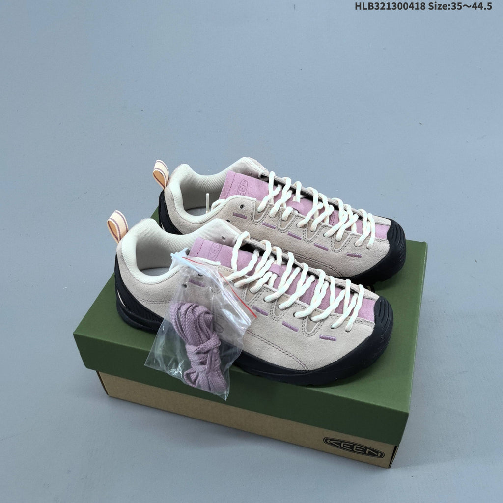 KEEN Jasper Rocks SP Low-Cut Lace-Up Shoes, Beige and Mauve - product image from the listing.