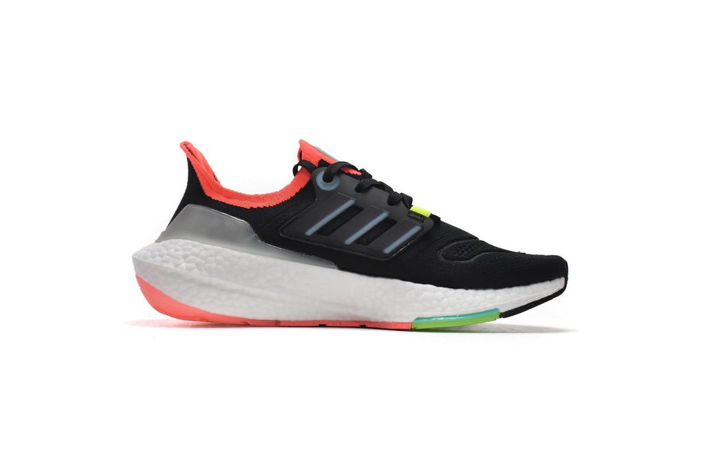 adidas UltraBoost 22 Running Shoes in Black Orange GY8681 - product image from the listing.