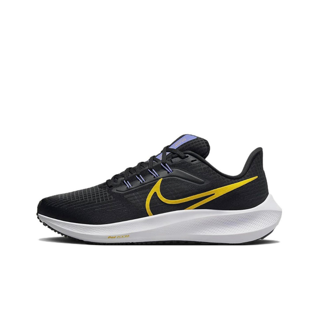 Nike Air Zoom Pegasus 39 Running Shoes in Black Yellow DH4072-002 - product image from the listing.