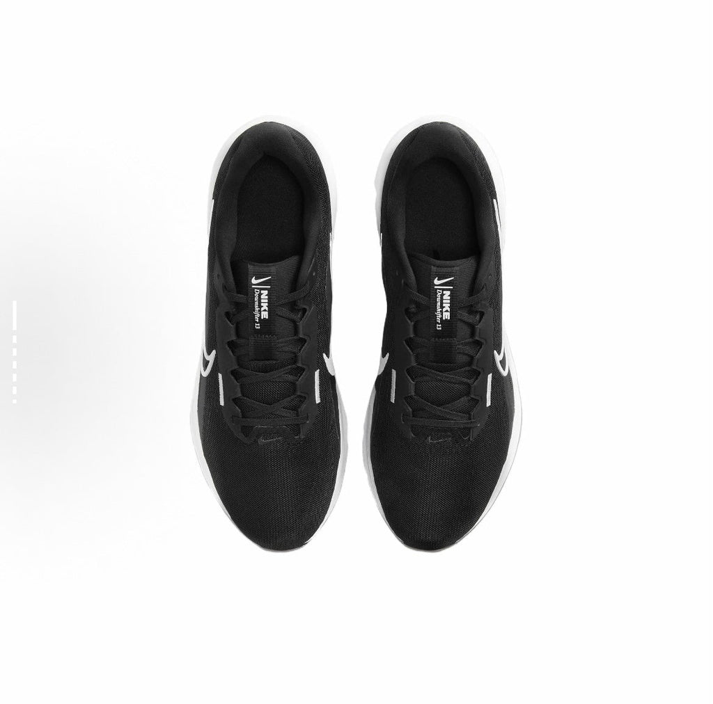 Nike Downshifter 13 Running Shoes in Black White FD6454-001 - product image from the listing.