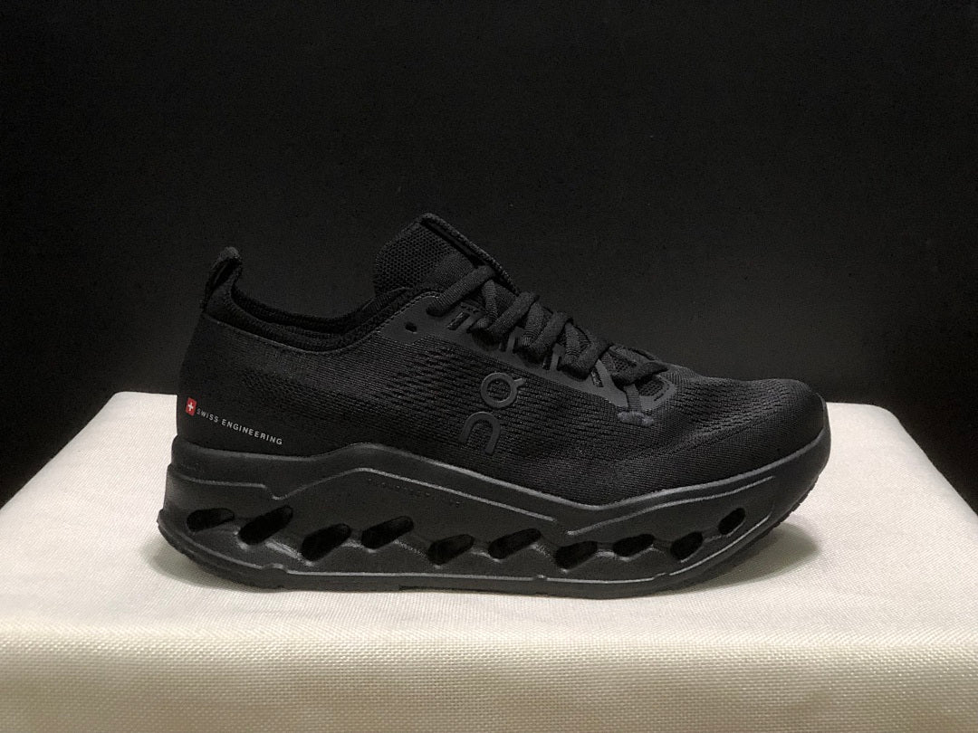 On Cloudsurfer Max Running Sneakers in Black - product image from the listing.