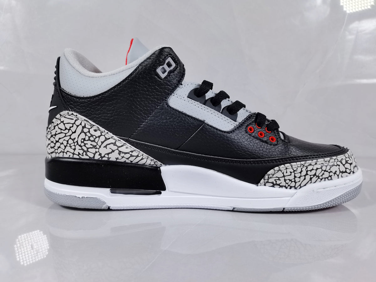 Black Cement Sneakers - Jordan 3 Retro - product image from the listing.