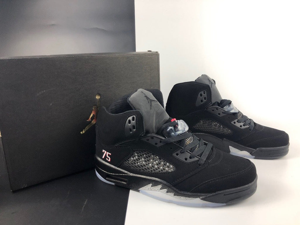 Jordan 5 Retro Black Paris High-Cut Sneakers - product image from the listing.