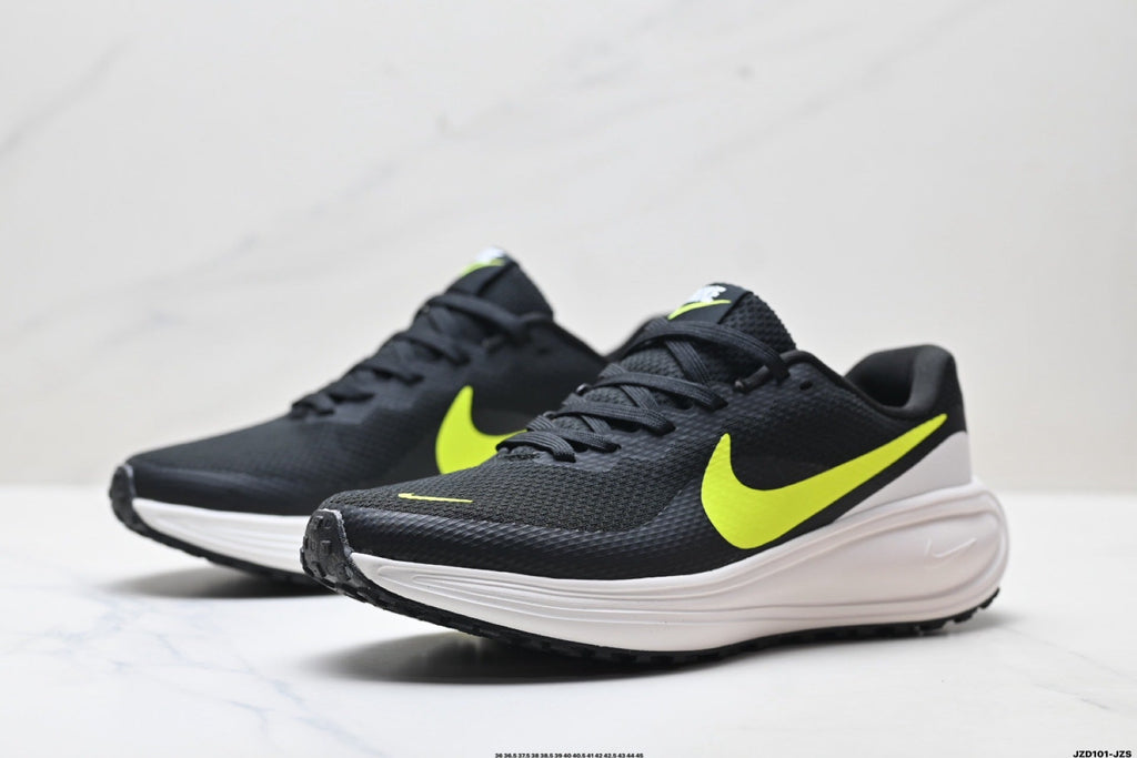 Nike Revolution 8 Running Shoes, in Black and Volt - product image from the listing.