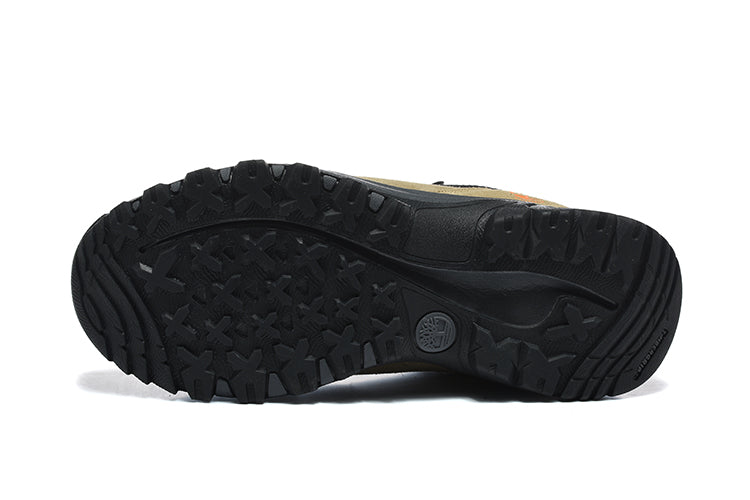 Olive and Black The North Face Suede-Style Trail Sneakers - product image from the listing.