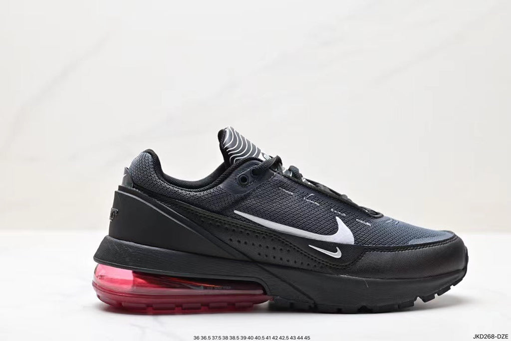 Nike Air Max 270 React Sneakers in Black White Purple - product image from the listing.