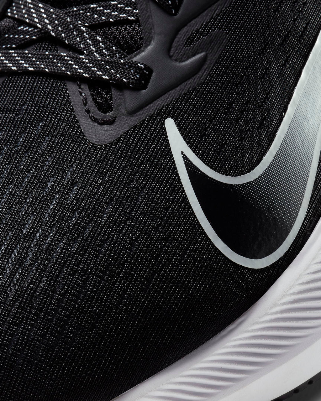 Nike Zoom Winflo 7 Running Shoes in Black White CJ0291-005 - product image from the listing.