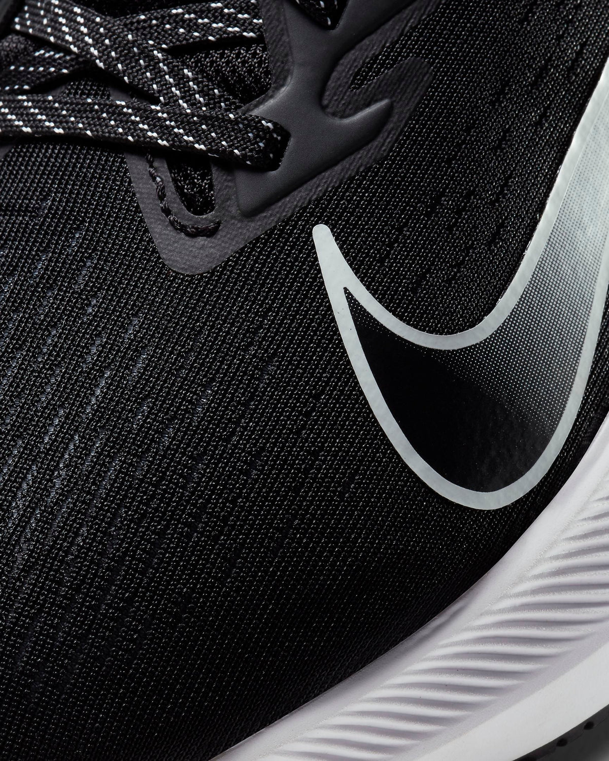 Nike Zoom Winflo 7 Running Shoes in Black White CJ0291-005 - product image from the listing.