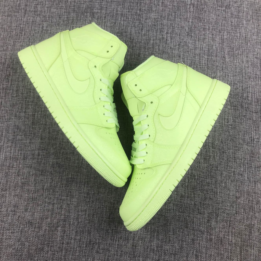 Air Jordan 1 Mid AH7389-700 Sneakers in Volt - product image from the listing.