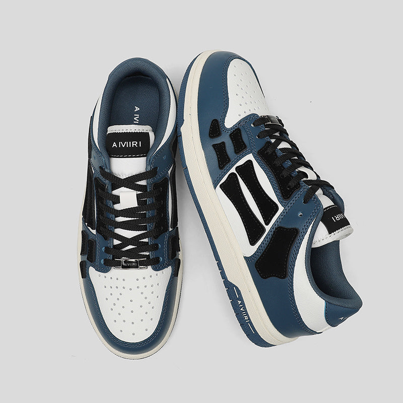 AMIRI Low-Top Sneakers in Navy, in White and Black - product image from the listing.
