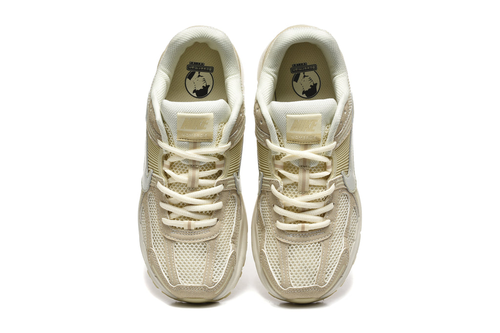 Beige and White Nike Zoom Vomero 5 Sneakers - product image from the listing.