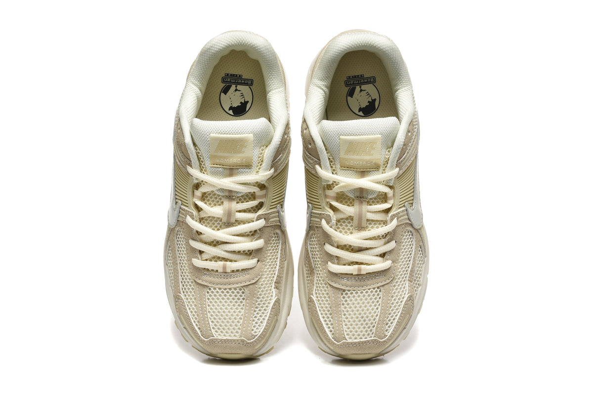 Beige and White Nike Zoom Vomero 5 Sneakers - product image from the listing.