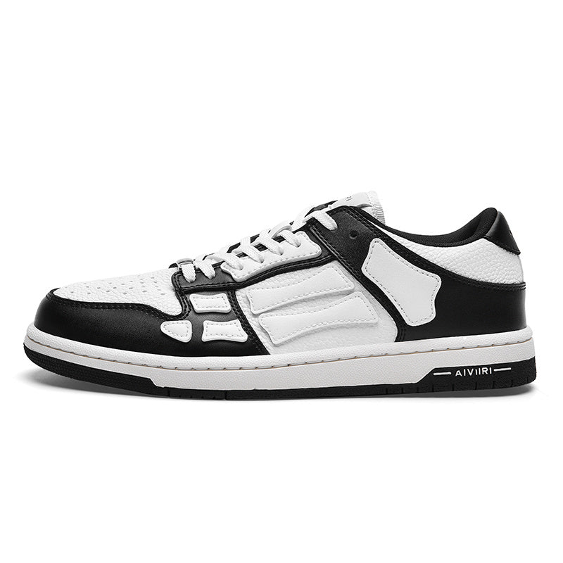 AIVIIRI MFS003-004 Low-Top Sneakers in Black and White - product image from the listing.