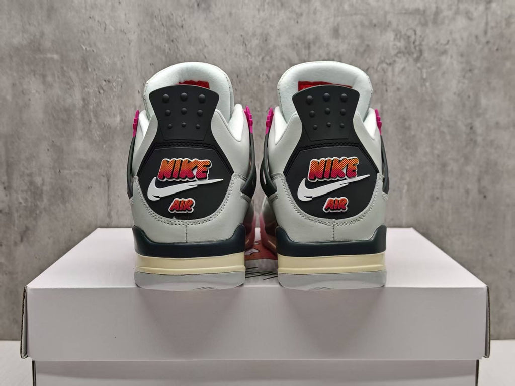 "Comic Fire Pink" Air Jordan 4 - product image from the listing.