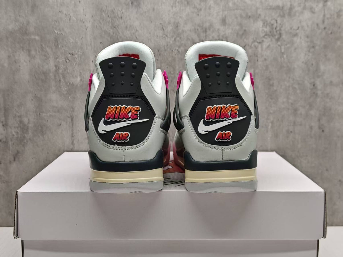 "Comic Fire Pink" Air Jordan 4 - product image from the listing.