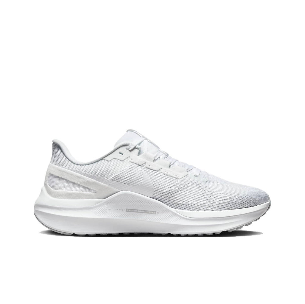 Nike Structure 25 Road Running Shoes in White DJ7883-105 - product image from the listing.