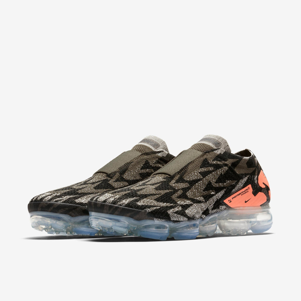 Nike Air VaporMax Moc 2 x ACRONYM in Black Coral AQ0996-102 - product image from the listing.