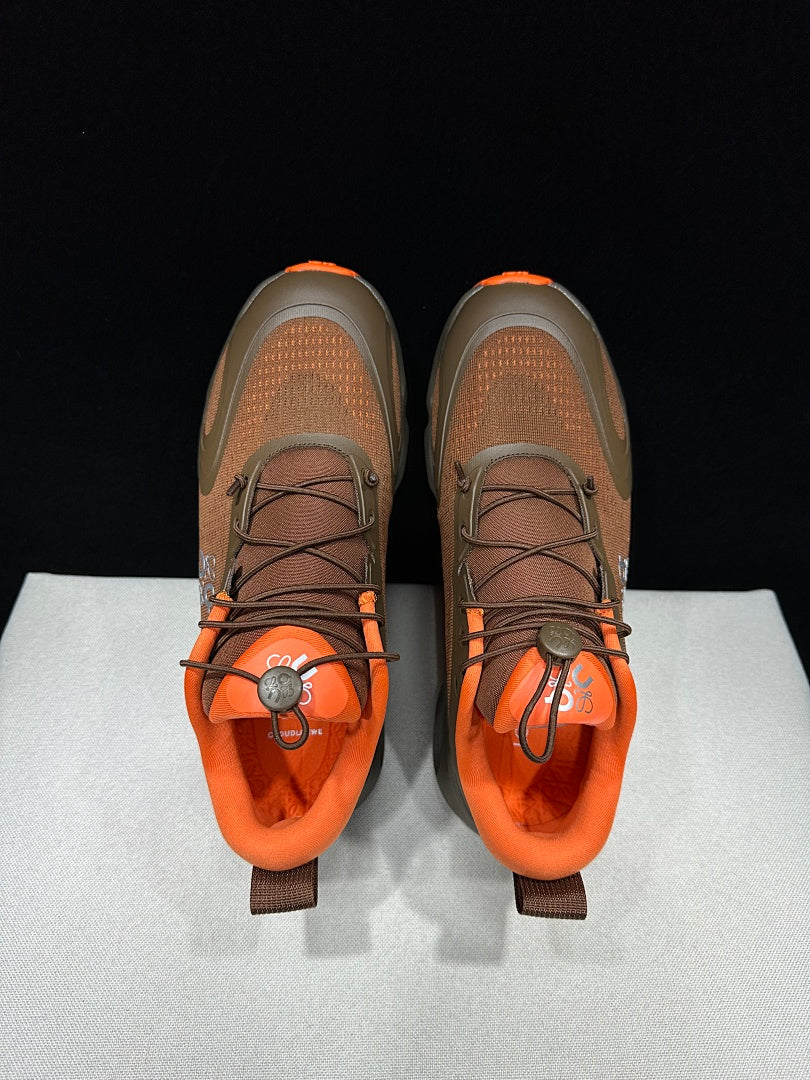LOEWE x On Cloudventure 3.0 Sneakers in Brown Orange - product image from the listing.