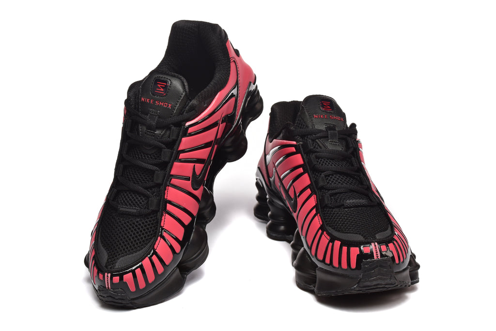 Pink and Black Nike Shox TL Sneakers - product image from the listing.