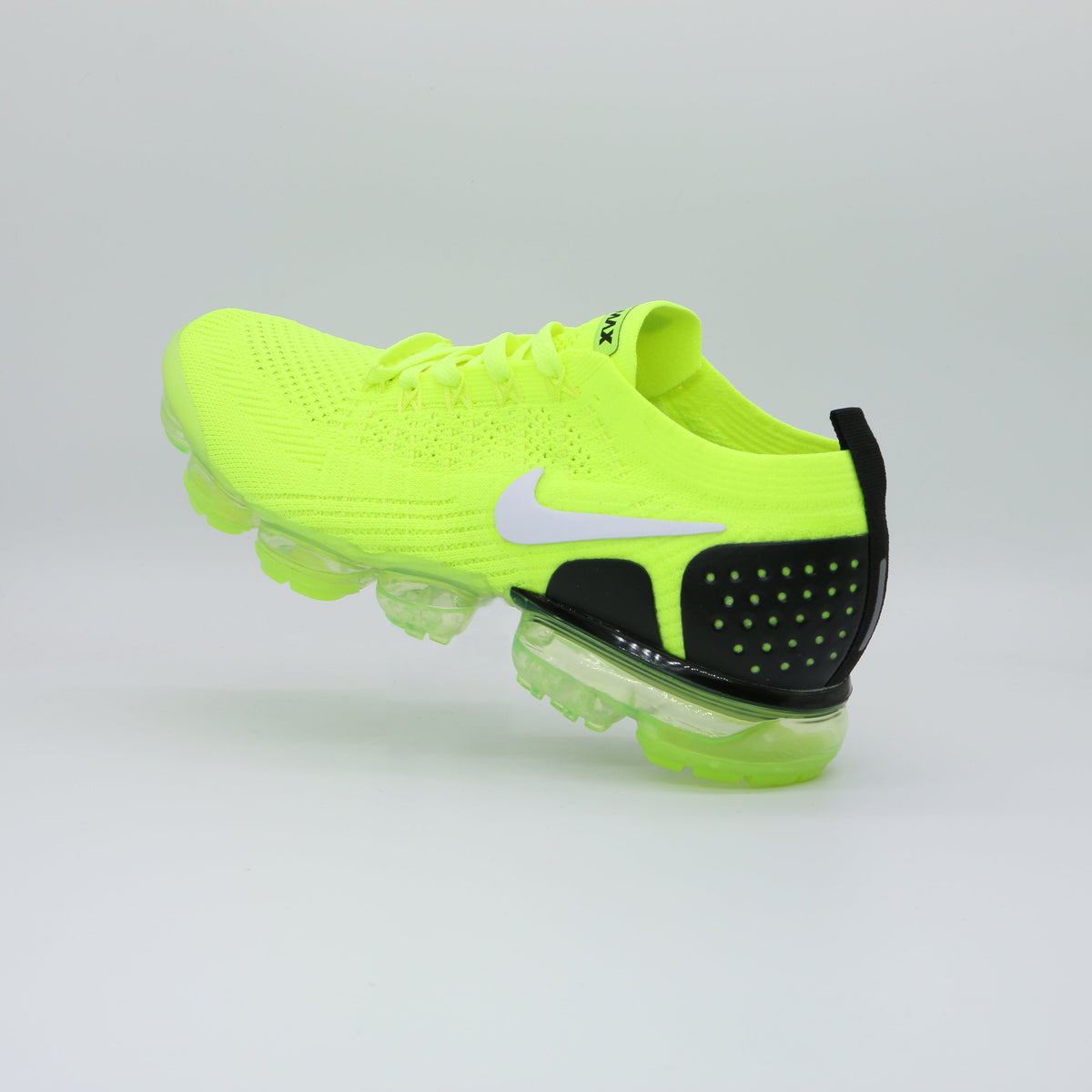 Nike Air VaporMax 2018 Neon Sneakers in Green Black 942842-7009 - product image from the listing.