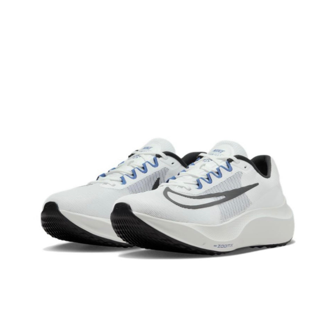 Nike Zoom Fly 5 Running Shoes in White Black DZ2769-101 - product image from the listing.