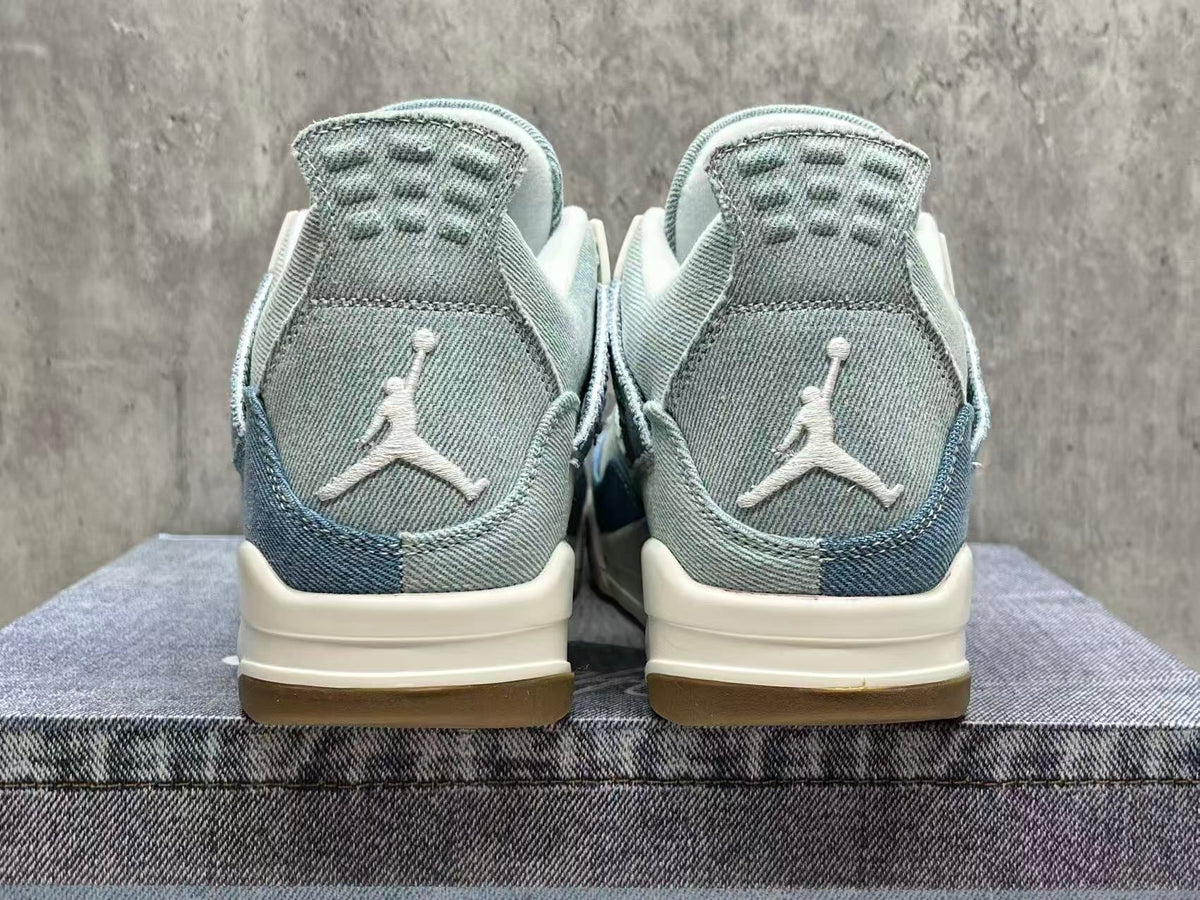 "Denim" Air Jordan 4 Worn Blue - product image from the listing.