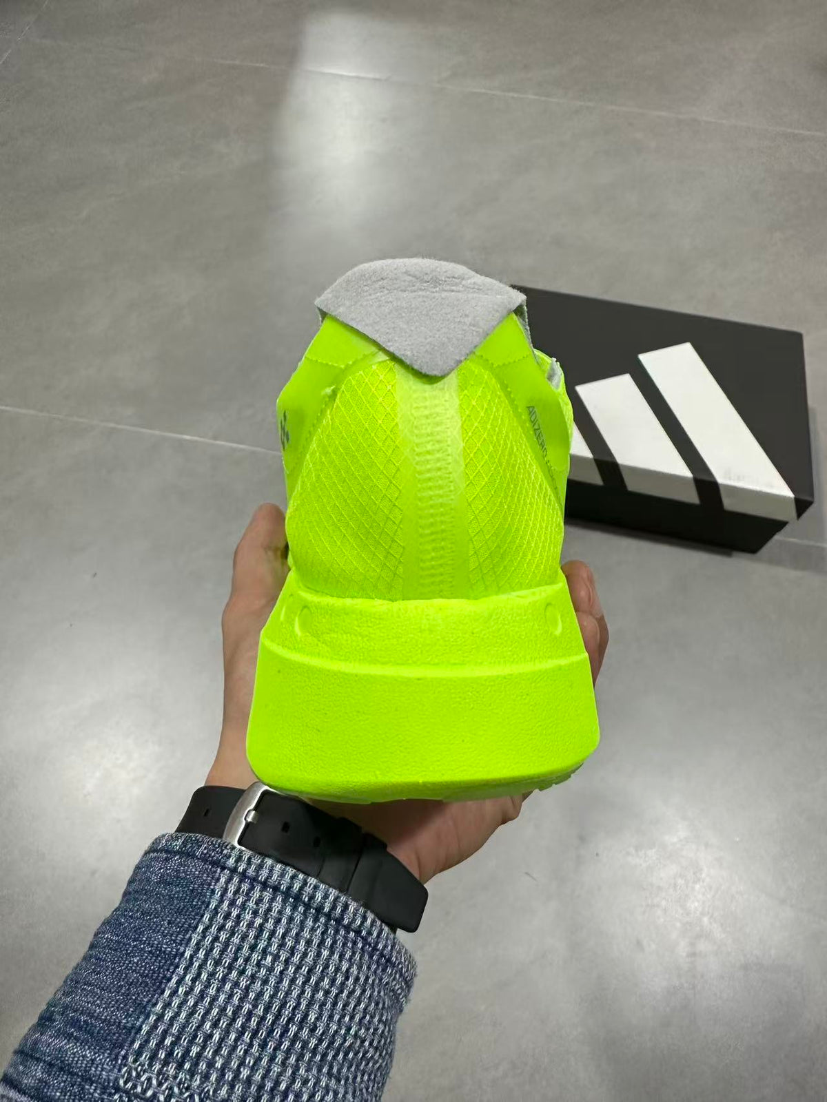 Volt Green Nike Lightstrike Pro Running Shoes - product image from the listing.