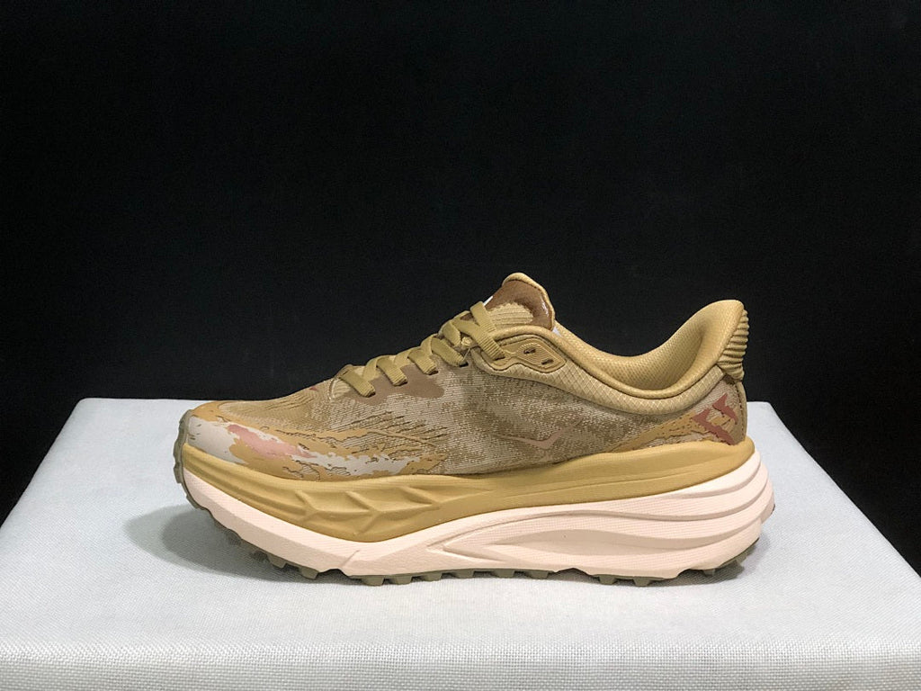 HOKA Stinson 7 Trail Shoes for Running, Sand Camo - product image from the listing.
