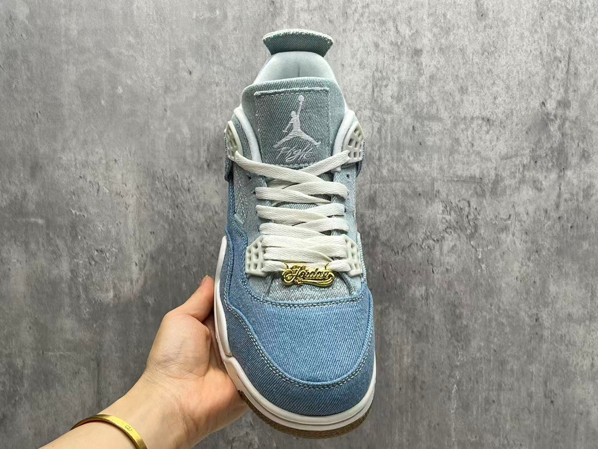 "Denim" Air Jordan 4 Worn Blue - product image from the listing.
