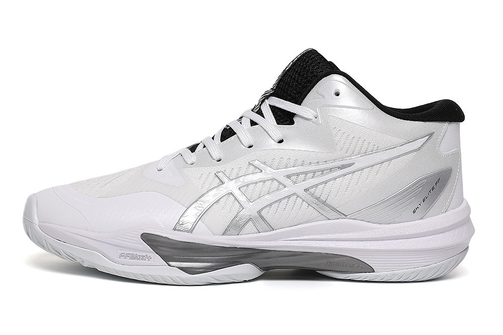 ASICS Sky Elite FF 3 White Silver Indoor Court Footwear - product image from the listing.