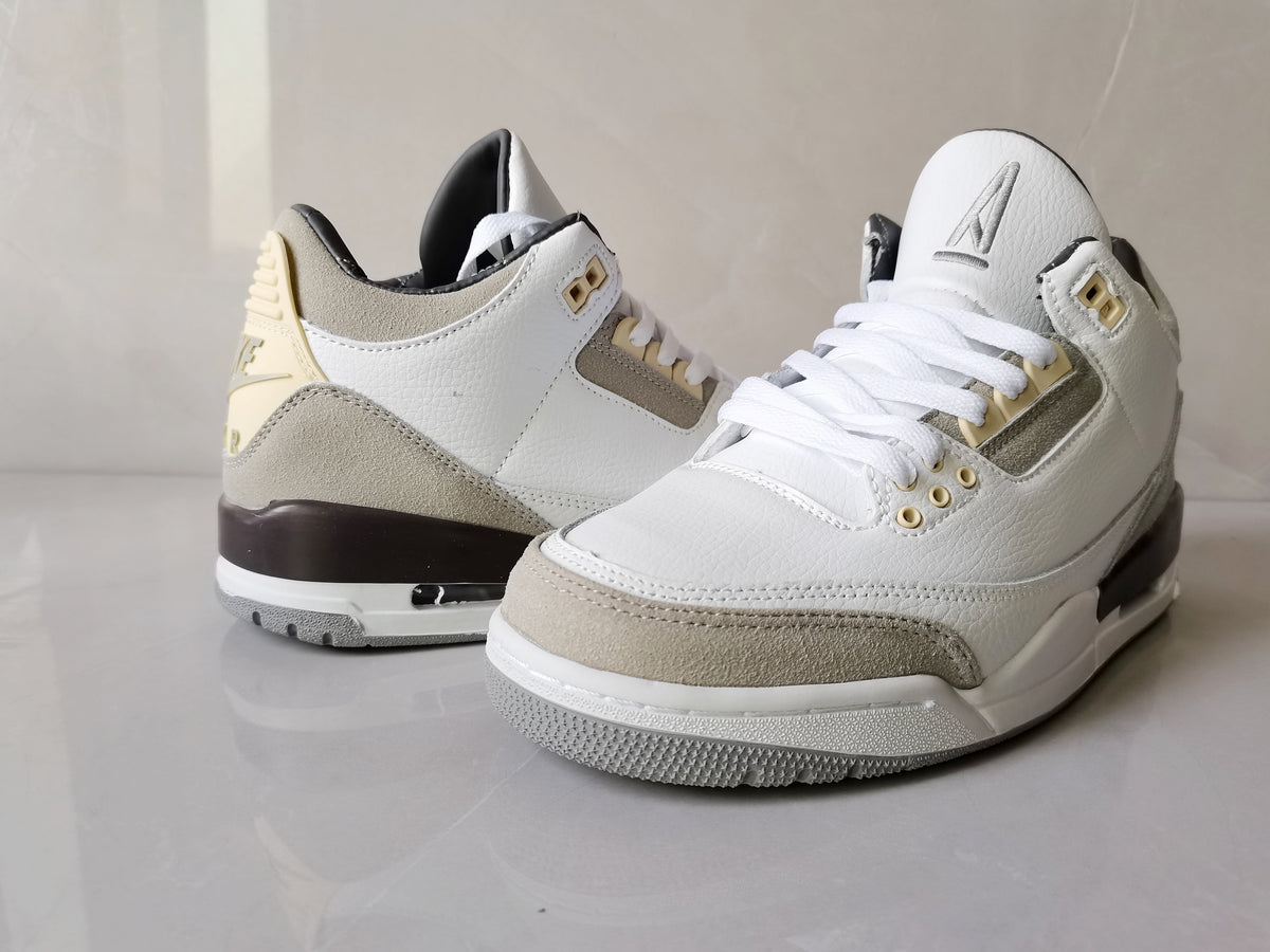 Jordan 3 Retro SP Sneakers in Sail Grey - product image from the listing.