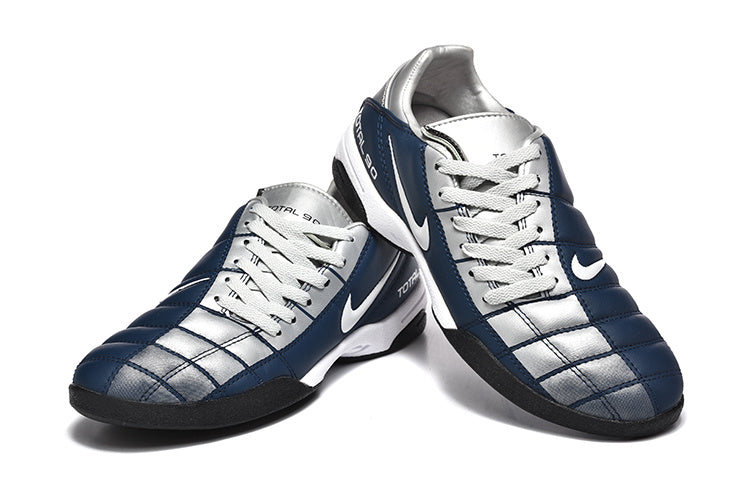 Nike Total 90 Blue and Silver Indoor Trainers - product image from the listing.