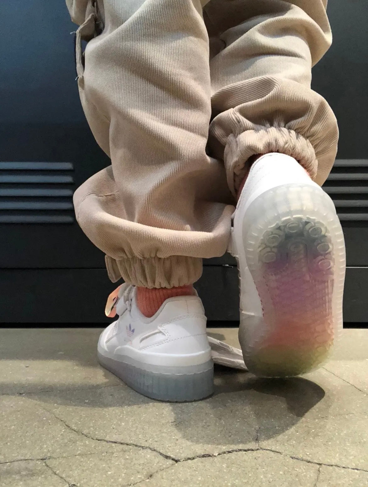 Adidas Originals Forum 84 Low White Rainbow Trainers GX2722 - product image from the listing.