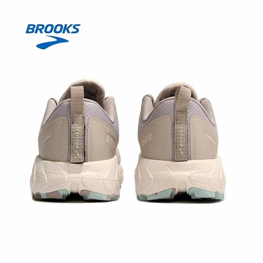 Beige Brooks Cascadia 17 Trail Running Shoes - product image from the listing.