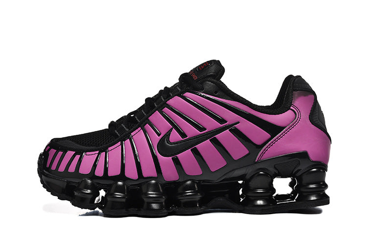 Black and Pink Nike Shox TL Sneakers - product image from the listing.