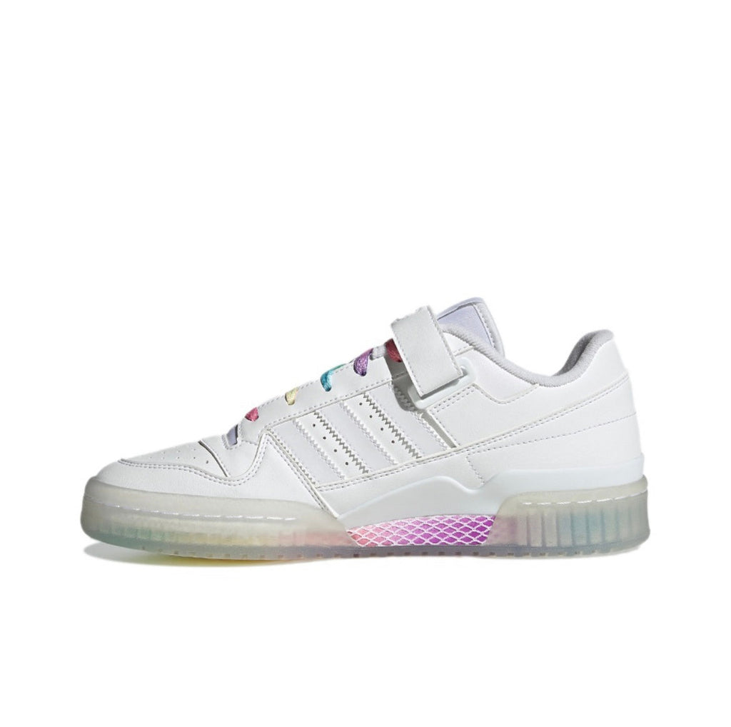 Adidas Originals Forum 84 Low White Rainbow Trainers GX2722 - product image from the listing.