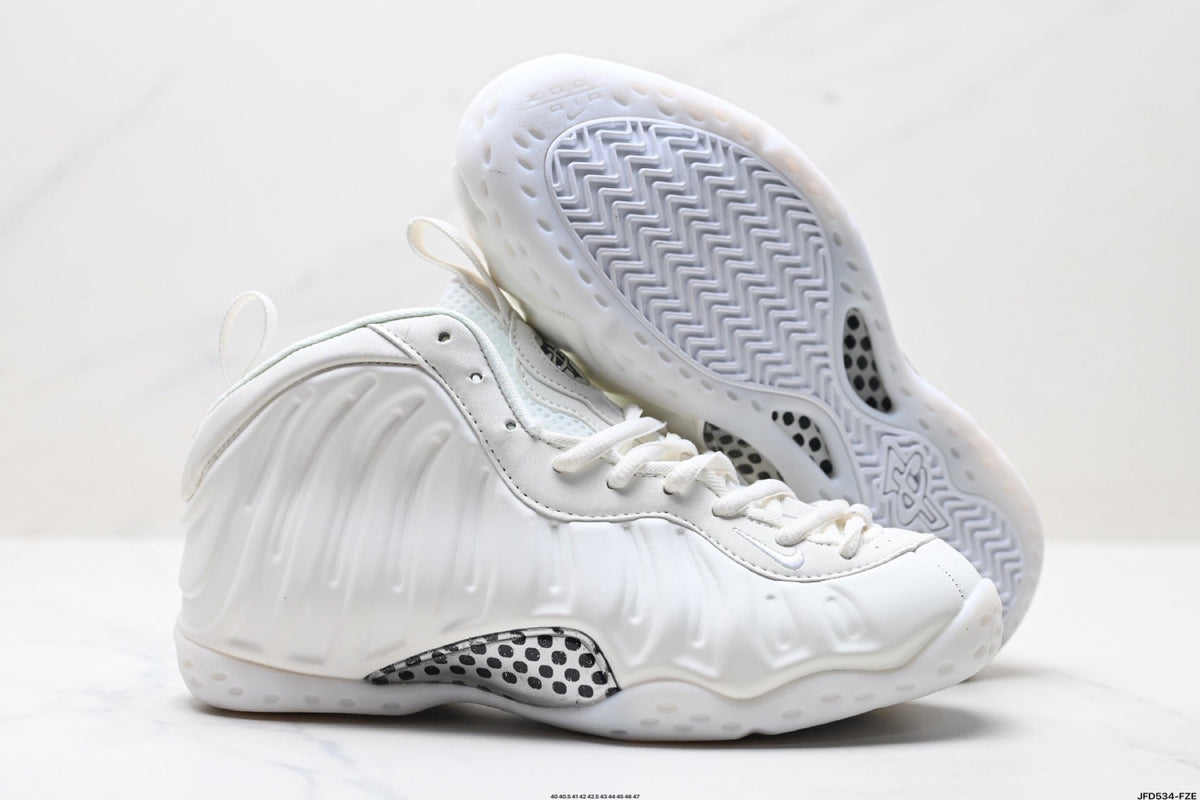 Nike Air Foamposite One Penny Basketball Sneakers in White JFD534-FZE - product image from the listing.