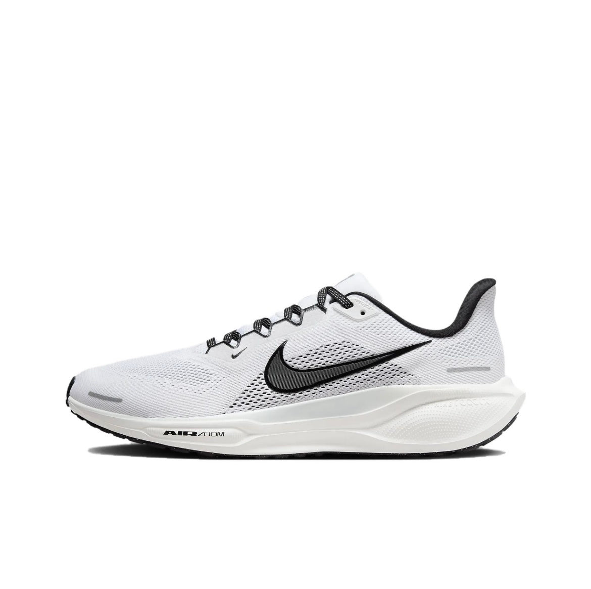 Nike Pegasus 41 Running Shoes in White Black FD2722-105 - product image from the listing.
