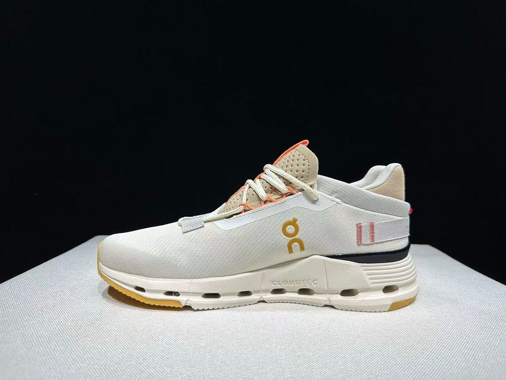 Ivory and Orange On Cloudnova 2 Sneakers - product image from the listing.