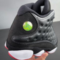 Air Jordan 13 Playoffs Black Red High-Top Sneakers - product image from the listing.