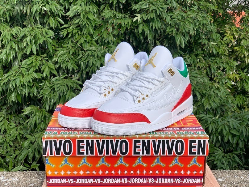 "Meicoei Vuelo" Air Jordan 3 Retro - product image from the listing.