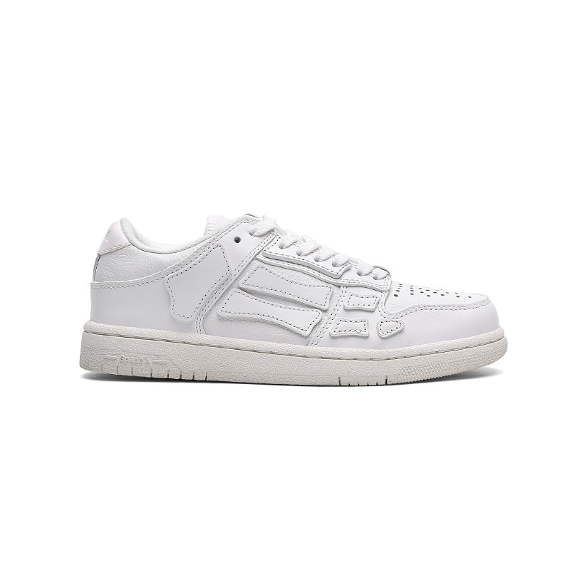 White Low-Top Sneakers in Bone MFS003-194 - product image from the listing.