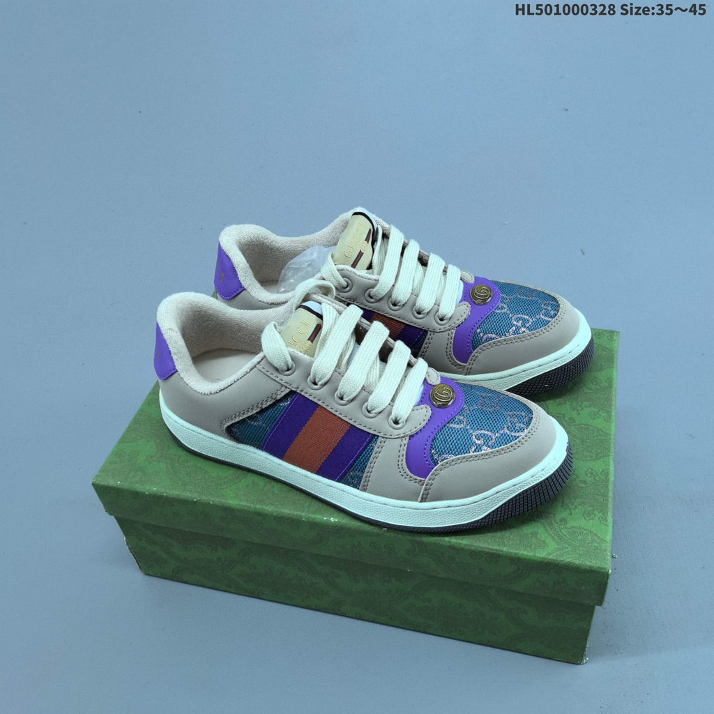 Gucci Distressed Screener Low-Cut Sneakers - product image from the listing.
