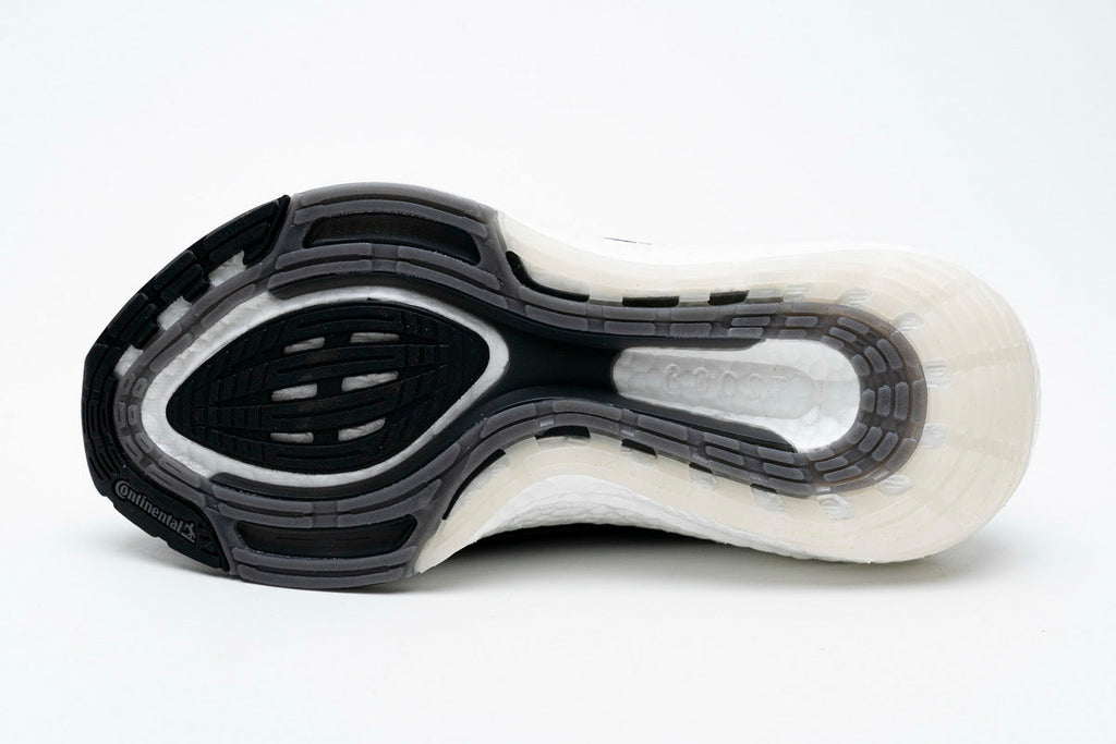 adidas UltraBoost 21 Running Shoes in Black White FY0306 - product image from the listing.