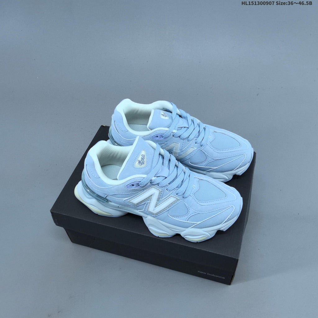 Black and Gray New Balance 9060 Sneakers - product image from the listing.