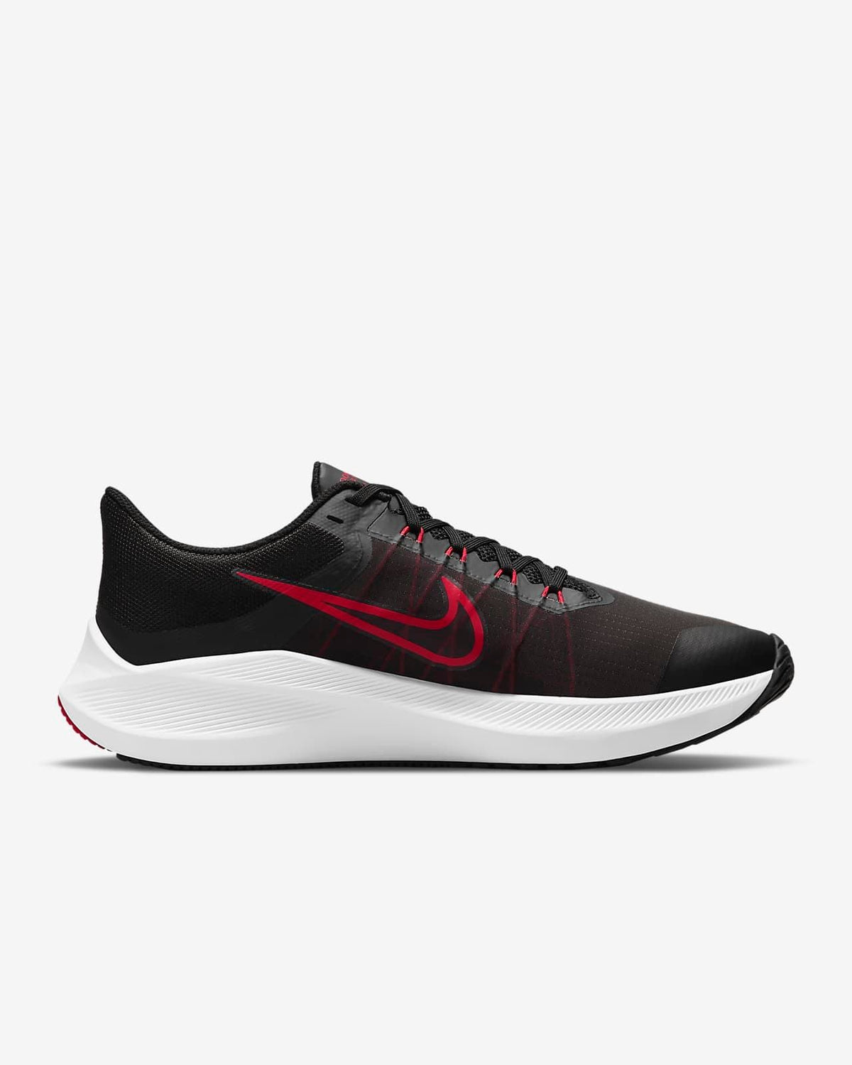 Nike Zoom Winflo 8 Running Shoes in Black Red CW3419-003 - product image from the listing.