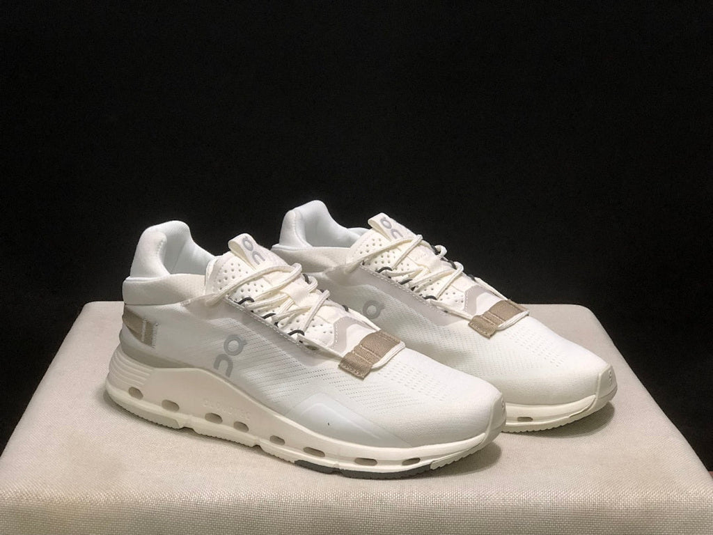 On Cloudnova 2 Sneakers in White and Grey - product image from the listing.