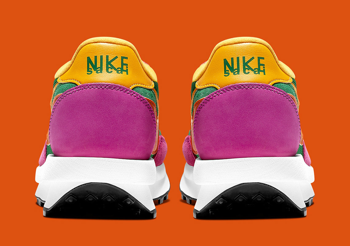 Nike LDV Waffle Sacai BV0073-301 Sneakers in Green Pink - product image from the listing.